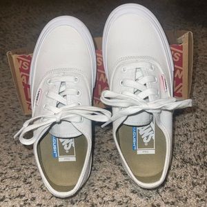 White ComfyCush Classic Vans